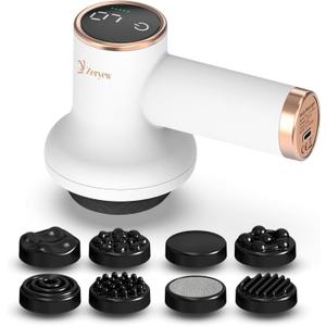 Cordless Cellulite Massager, Handheld & Mini Lymphatic Drainage Massager, Massage Stomach Belly Arms Legs, Body Sculpting Machine for Women Female at Home -1.1lb Weight