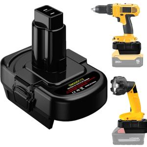 Battery Adapter for DeWalt & for Milwaukee to Dewat 12V/14.4V Ni-CD Battery Adapter Use for Dewat 12V/14.4V Ni-CD Cordless Power Tool (Adapter only)