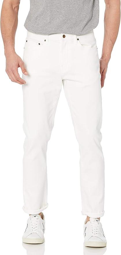 Amazon Essentials Men's Slim-Fit Jeans - Discontinued Colors, 40W X 32L, Bright White