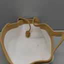 Cotton Rope Woven Cat Bed, Pet Sleeping Bed with a Playing Rope Ball, Foldable Sleeping Basket for Cats, Puppies, Rabbits and Small Pets (Large, Brown & Beige)