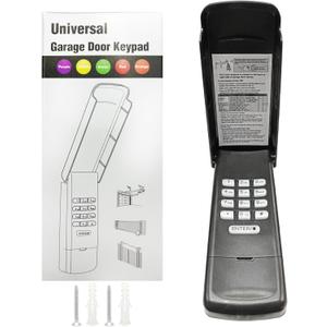 Universal Garage Door Opener Keypad for Liftmaster Chamberlain Craftsman Wayne Dalton Openers Produced Since 1993, Wireless Keypad Keyless Entry,Replaces 877/878MAX 377/977/877/66LM,SafeSecurity