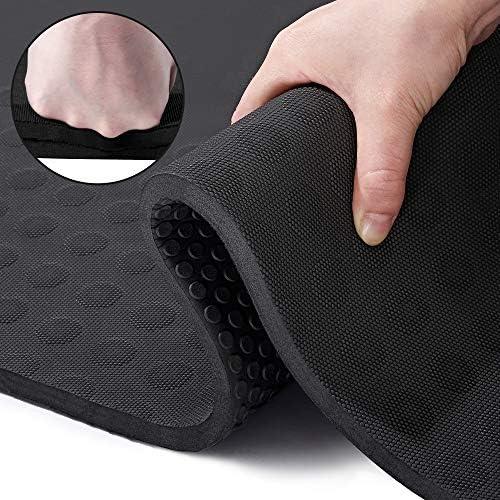 JELS Extra Thick Yoga Mat, 2/5", Ergonomic 3D Non Slip Design, SGS Certified TPE Material, Yoga Mat for Men Women with Carrying Strap,Exercises Mat for Yoga, Pilates and Floor Workout(72"x26")…