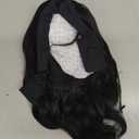 HANNE Curly Headband Wig 14 Inch Glueless Headband Wig Curly Synthetic Headband Wigs for Black Women Daily Use (Natural Black)