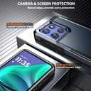 Compatible with Motorola Moto G Stylus 5G 2025 Case with HD Screen Protector Heavy Duty Rugged Full-Body Shockproof Military Grade Protection, Navy Blue