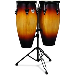 Latin Percussion LP City Wood Congas 10" & 11" Set - Vintage Sunburst