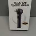 Pore Vacuum Blackhead Remover, Blackhead Extractor with 3 Adjustable Suction Levels, 5 Probes, Blackhead Remover Tools for Women and Men (Black)