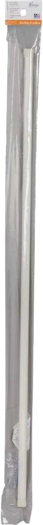 Kenney 36-60 WHT Tension Rod, White
