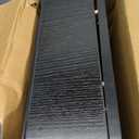 AMERIERGO Dual Monitor Stand Riser for 2 Monitors, Monitor Stand for Desk, Adjustable Computer Monitor Stand with 2 Slot, Multifunctional Desktop Organizer Stand for Laptop, PC, Computer, Printer (Black)