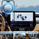 Phone Holder Mount for 2026 Lexus RX RX350/RX350h/RX500h Accessories 2023 2024 2025 Magnetic Car Dash Cell Holder for Most Smartphones with Dash Organizer Auto Interior(for 14inch Screen)