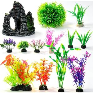 Toyvian Aquarium Decorations Set, 13Pcs Fish Tank Cave Rocks, 4.44X4.25X2.16In