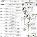 Affrolling 50 Sets Wedding Favors for Guests Bulk Retractable Ballpoint Pen Thank You Cards with Hemp Rope Bridal Shower Gift for Guest Wedding Souvenirs Newlyweds Party Supplies