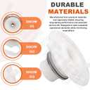 2303-0347 Intermediate Handle Set with Additional Ring for Rosettes/Escutcheons Assembly, Compatible with Ro-hl