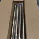 Lootkell Antique Bronze Curtain Rods for Windows 72 to 144 Inches Adjustable Length Heavy Duty 1" Diameter Window Curtain Rod with Solid Metal Finials for Outdoor Farmhouse Bedroom Kitchen Living Room