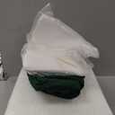 Basic Beyond Outdoor Chair Cushions for Patio Furniture, Waterproof Outdoor Seat Cushions Set of 4 18 x 18, Patio Chair Cushions Set of 4 with Ties and Handle, Forest Green