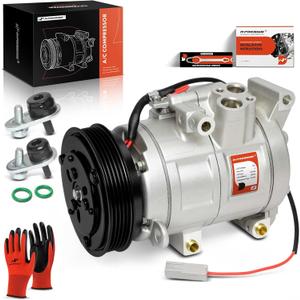 A-Premium Air Conditioner AC Compressor with Clutch Compatible with Mazda 3 2.0L 2010-2013, 3 Sport 2.0L 2010-2013, with HCC-HS18N Compressor, 5 Grooves (Not 6 Grooves)