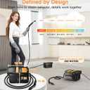 Gautye Steam Cleaner, 3 Level Adjustable Handle, 10s Heat Up, 2.11 Quarts Tank, Handheld Steamer for Cleaning with 18 pcs Accessories, Steam Cleaner for Home for Floor, Dirt, Grease, Grout, Tile, Car
