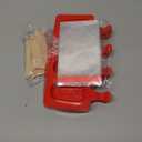 Ozera 2 Pack Popsicles Molds, Homemade Cake Pop Molds Cakesicle Molds Silicone Popcical Molds, 4 Cavities Ice Pop Cream Molds Maker with 50 Wooden Sticks & 50 Popsicle Bags for DIY Popsicles (Red)