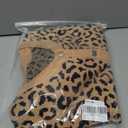 Leopard Print Cardigans for Women Cheetah Open Front Sweaters Button Down Knit Fall Clothes Long Sleeve Outwear Coats (Brown, S)