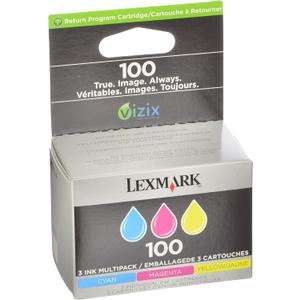 Lexmark 3 ink multipack 100 Color Ink Cartridge Tri-pk- Cyan/Magenta/Yellow