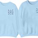 ASTANFY Mom Sweatshirt Dad Sweatshirt: Mom And Dad Shirts Parents Outfits Pregnancy Gifts Fall Crewneck Sweatshirts (Small)