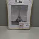 upsimples Aluminum 11x14 Picture Frame Gold, Display Photo 8x10 with Mat or 11 x 14 without Mat, Wall Hanging Metal Poster Frame with Acrylic Cover, 1 Pack