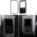 Center Control Dashboard Cover Decals for 2013-2018 Dodge Ram 1500 2500 3500 Accessories Carbon Fiber Interior Stickers, A