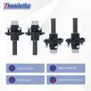 4 Sets Trailer Axle Kits with 4 on 4 Bolt Idler Hub and 1 Round BT8 Spindle