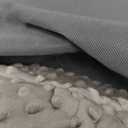 Mr. Sandman Weighted Blanket for Adults Queen, Minky Dots Heavy Blanket for Woman,Man Sleeping/Calm, Soft, Cozy and Cooling Weighted Throw Blankets, Machine Washable, 60 x 80in, 15 Pounds, Grey