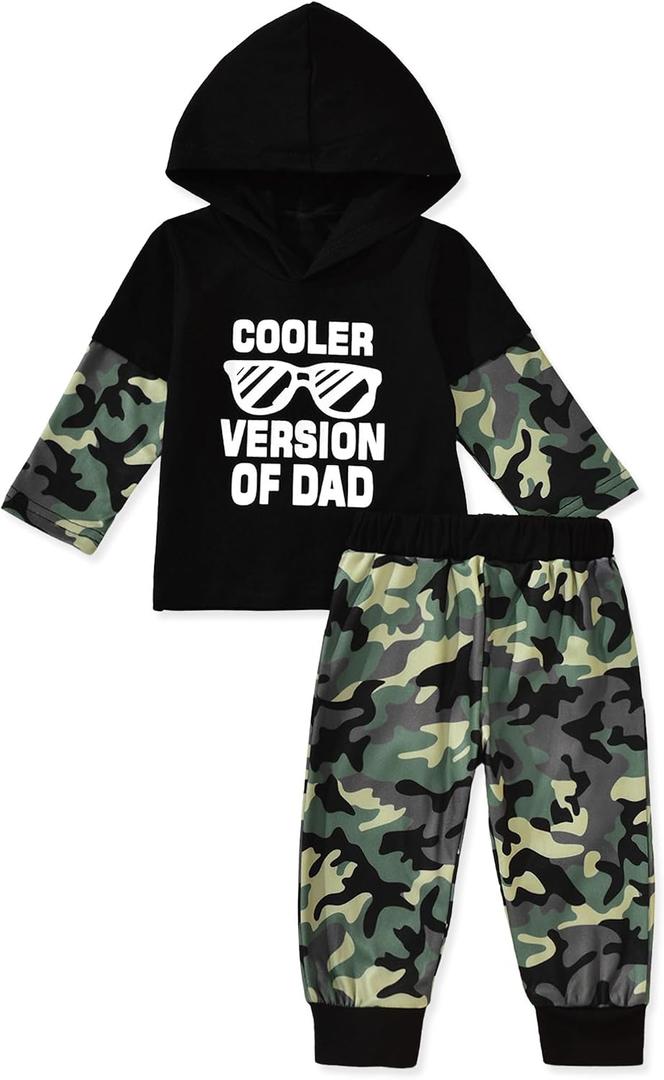 Aalizzwell Toddler Infant Baby Boys Hoodie Sweatshirt Pants Outfits Spring Winter Sweatsuits Clothes Sets