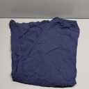 Dark navy blue straight leg linin baggy pants (L)