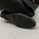 GORBINETI Womens Knee High Wedge Boots, Fold Over Shark Boots Pointed Toe Chunky Heel Tall Boots for Fall Winter (8, Brown)