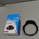 JJC ALC-SH168 Bayonet Reversible Lens Hood Shade for Sony FE 24-70mm F2.8 GM II Lens SEL2470GM2(Not for Sigma 24-70mm Lens), Replaces Sony ALC-SH168 Lens Hood, Allows to Attach 82mm Filter & Lens Cap