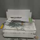 Kids Kitchen Step Stool with Safety Rail,Wooden Toddler Standing Tower for Kitchen Counter, Kids Montessori Stool, Solid Wood Construction,White