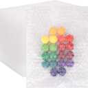50Pcs Bubble Out Bags Pouches 8"x 10" Bubble Pouches Cushioning Packaging Bags, Double Walled Cushioning Bags Thickening Shockproof Foam Bags for Moving, Shipping, and Storage