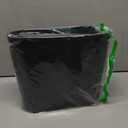 rejomiik Small Trash Can, 3.5 Gallon Slim Garbage Can Plastic Waste Basket with Handles Container Bin for Narrow Spaces Bathroom, Bedroom, Kitchen, Office at Home, Black (1 pack)