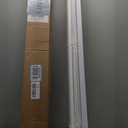 LazBlinds No Tools No Drill Cordless 1" Vinyl Mini Blinds, 100% Blackout Blinds for Indoor Windows, Room Darkening Privacy Window Blinds and Shades for Interior, 40" W x 64" H, White