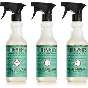 MRS. MEYER'S CLEAN DAY All-Purpose Cleaner Spray, Basil, 16 fl. oz - Pack of 3