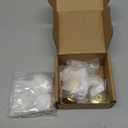 Malimali 10 Pack Brushed Brass Pebble Cabinet Knobs for Dresser Drawers, Gold Cabinet Hardware Knobs for Kitchen Bathroom Cabinets Cupboard Pulls