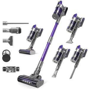 Redroad Cordless Vacuum Cleaner 55,000Pa 70Mins Vacuum Cleaner 150,000PRM, 18-Layer Filtration Vacuum, Self-Standing Vacuum Cleaners for Home with 1600ml Cup for Pet Hair Carpet Hardwood Floor Car X18