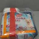 Simple Solution Disposable Dog Diapers, Female Dog Diapers, Puppy Potty Training, Incontinence and Heat Cycle Protection, Large Diapers for Dogs, 18-27 Inch Waist, 30 Count