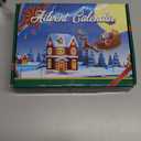 Advent Calendar 2025, Christmas Countdown Calendar Gift Box with 24 Brain Teaser Puzzles, 24 Days Metal & Wood Brain Teaser Puzzles Xmas Countdown Calendar Challenge for Adults Teens Boys Girls (gold)