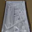 Ronlap 3 Tier Slim Rolling Storage Cart with Wheels Plastic Utility Cart Organizer for Snack Craft Art Postpartum Baby Diaper Nail Makeup in Bathroom Laundry Room Kitchen Bedside Narrow Space, White