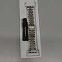 Missair Bling Bands Compatible With Apple Watch Band 38mm 40mm 41mm 42mm 44mm 45mm 46mm 49mm Women, Upgraded Buckle Replacement Bracelet Metal Strap for iWatch Series 11 10 9 8 7 6 5 4 3 SE Ultra (Silver)