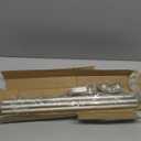 Nickel Curtain Rods for Windows 48 to 84-92 Inch, Stainless Steel Long Curtain Rods for Bedroom, Living Room, Kitchen, Farmhouse, Outdoor