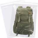 iMailer - 10 Pcs - 18" x 24" Suffocation Warning Self Seal Clear Plastic Poly Bags 1.6 Mil-Removable Adhesive