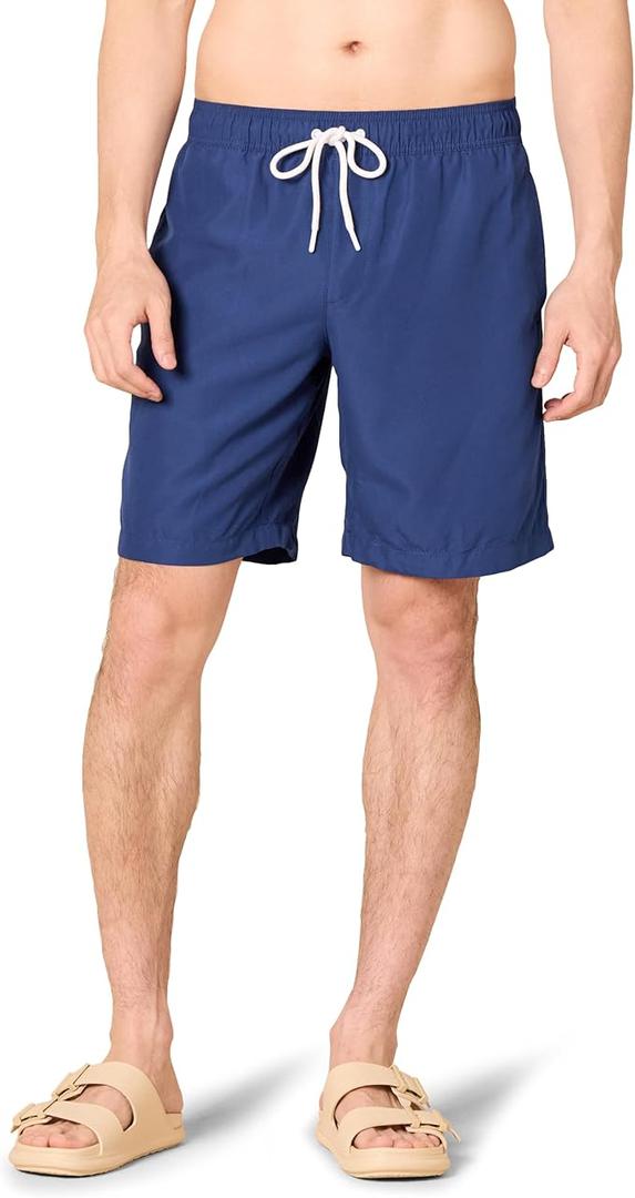 Amazon Essentials Men's Quick-dry Swim Trunk Swim Trunks (Pack of 1),Size 12