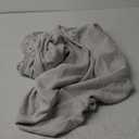 QIANMEW Couch Cushion Covers, Comfort Soft Magic Sofa Covers Washable Stretch Resistant Slipcovers for Sectional and L Shaped Seats Furniture Protectors for Pets (1PC Chair Cushion Cover, Ivory)