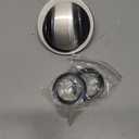 Brushed Bathtub Drain Stopper,Universal Pop Up Bath Drain, Hidrop Tip Toe Tub Drain Stopper,Conversion Kit Assembly, Replaces Lift and Turn,Tip-Toe and Trip Lever drains for Tub, EZ Install(Brushed)