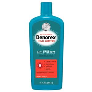 Denorex Extra Strength Multi-Symptom Anti Dandruff Shampoo & Conditioner Treatment, 3% Salicylic Acid Helps Relieve Moderate Symptoms of Dandruff, Seborrheic Dermatitis & Psoriasis, 10oz