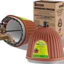 2 Pack Multi Layer Plastic Outdoor Faucet Cover for Winter, Insulated Spigot Cover with Soft Rubber Air Chamber, Hose Bib Cover Lasts Up to 5 times longer Service Life, L7 inches W5.8 inches H7 inches